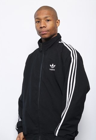 adidas jacket with black stripes