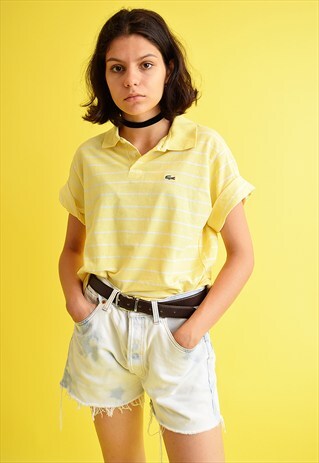 90'S ATHLEISURE VARSITY OVERSIZED LACOSTE T-SHIRT TEE