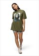 CREW NECK CHE  PAINTING SHORT SLEEVE T-SHIRT  
