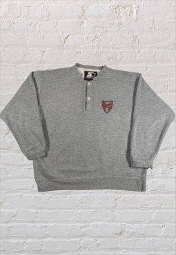 Vintage Illinois college sweatshirt in grey 