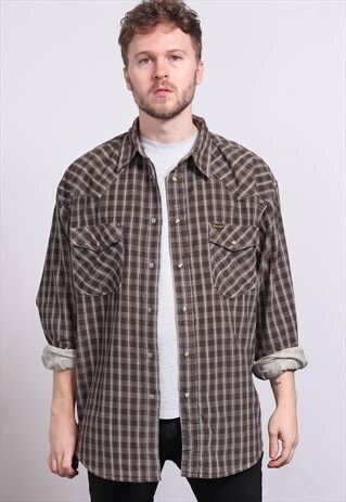 VINTAGE WRANGLER CORDUROY CORD SHIRT
