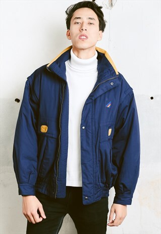 VINTAGE 80S PADDED BOMBER JACKET