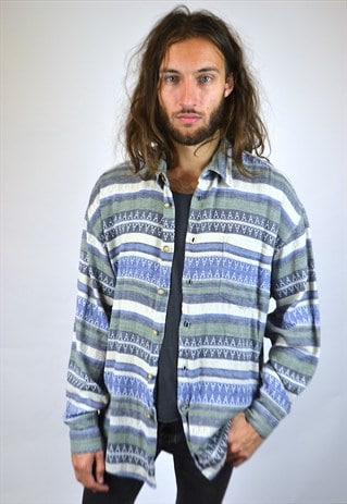 VINTAGE 90'S STRIPED SHIRT