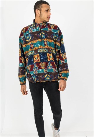 VINTAGE PAUL & SHARK FLEECE 1/4 ZIP SWEATSHIRT