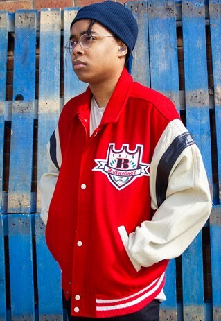 VINTAGE BUDWEISER BASEBALL JACKET
