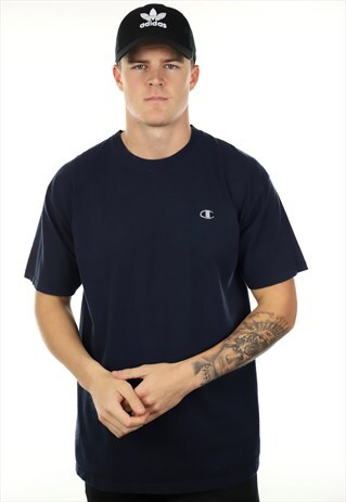 VINTAGE CHAMPION USA SMALL LOGO T SHIRT TEE