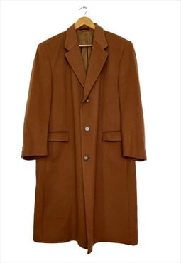 Yves Saint Laurent vintage 90s wool coat brown size L