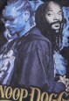 RAPPER PRINT T-SHIRT HIP-HOP TEE SNOOP DOGG TOP IN GREY