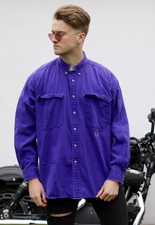 TOMMY HILFIGER USA VINTAGE VIOLET SHIRT