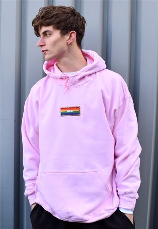 G&G UNISEX BP RAINBOW PATCH HOOD
