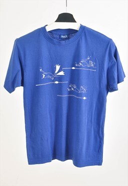 VINTAGE 90S t-shirt in blue
