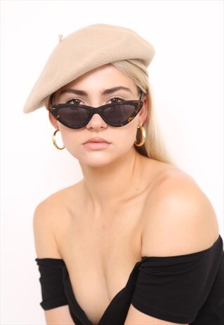 VINTAGE KANGOL CREAM WOOL BERET