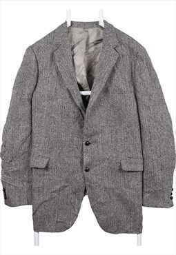 Vintage 90's Harris Tweed Blazer Tweed Wool Jacket