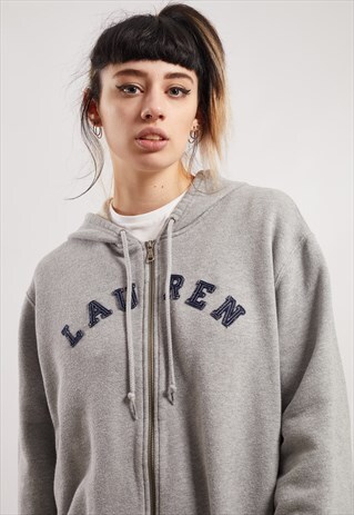 VINTAGE RALPH LAUREN ZIP-UP HOODIE
