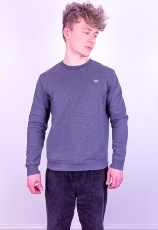 VINTAGE LACOSTE SWEATSHIRT IN GREY