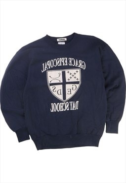 Gildan  Mad Dash Crewneck Sweatshirt XLarge Navy Blue