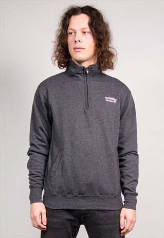 90'S FAIRFIELD UNIVERSITY CHAMPION QUARTER ZIP SWEATSHIRT