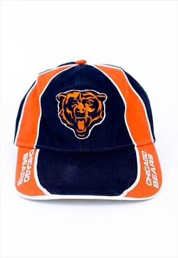 Vintage Chicago Bears Sports Hat Navy Colour Block 90s