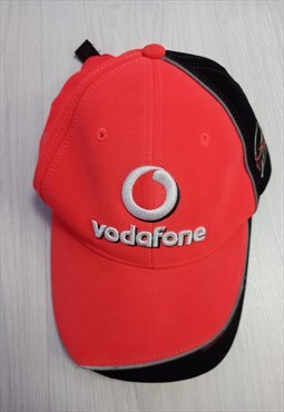 McLaren Mercedes Vodafone Baseball Cap Red