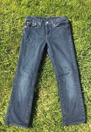 VINTAGE 90'S PETROL BLUE MID RISE LEVI JEANS