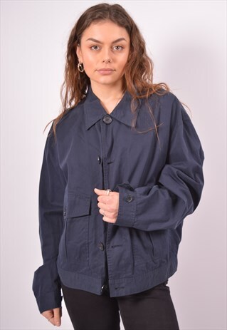VINTAGE MOSCHINO OVERJACKET OVERSIZED NAVY BLUE