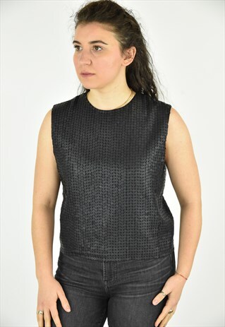 VINTAGE 90'S CALVIN KLEIN SLEEVELESS BLOUSE SIZE 12