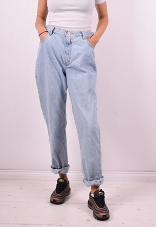 CALVIN KLEIN WOMENS VINTAGE JEANS W34 L32 BLUE 90'S