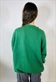 VINTAGE SIZE XL LEE REWORKED SWEATSHIRT IN GREEN