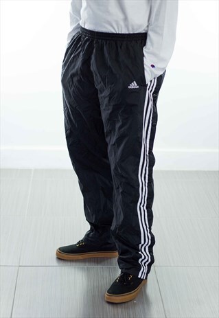 VINTAGE ADIDAS TRACK PANTS LOGO 90S XL 16.9