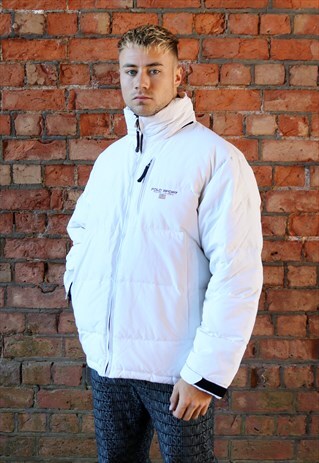 RARE WHITE POLO SPORT RALPH LAUREN PUFFER JACKET