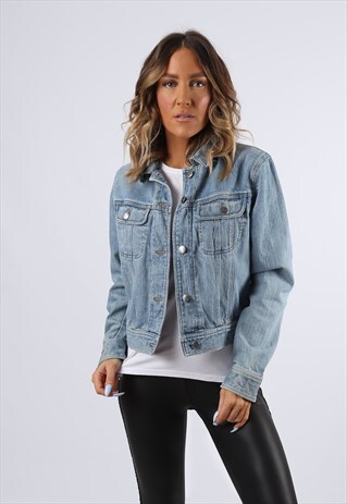 DENIM JACKET RALPH LAUREN VINTAGE UK 10 (L84C)