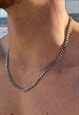 SILVER CUBAN CHAIN 5MM 