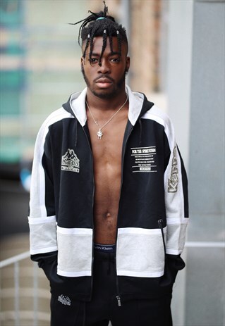 VINTAGE KAPPA SPORTS TRACKSUIT HOODY TOP