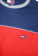 VINTAGE 90S TOMMY HILFIGER EMBROIDERED LOGO T-SHIRT TEE