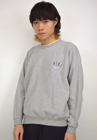 VINTAGE 90S NIKE GREY SWEATSHIRT