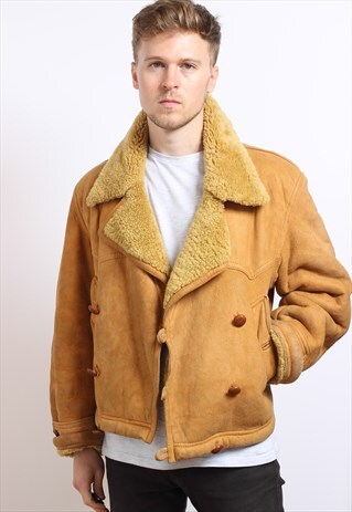 VINTAGE SUEDE SHEEPSKIN JACKET