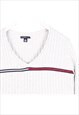 VINTAGE 90'S TOMMY HILFIGER JUMPER / SWEATER V NECK KNITTED