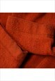 VINTAGE FRANKLIN ORANGE ZIP UP FLEECE WOMENS