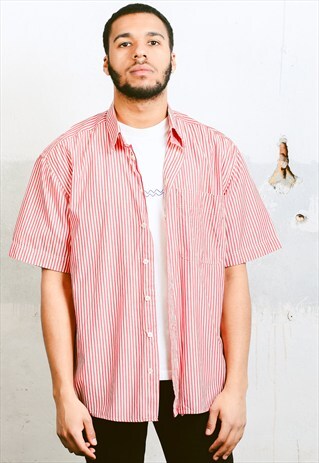 VINTAGE STRIPE PATTERN SHIRT