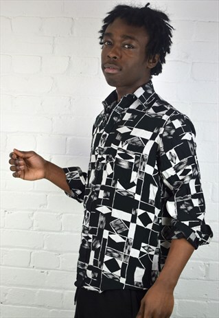 VINTAGE 90'S PATTERNED SHIRT