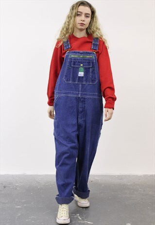 VINTAGE LIBERTY BLUE DENIM DUNGAREES