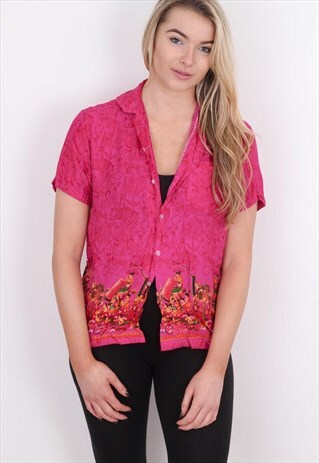 VINTAGE PATTERN SHIRT CVSS54