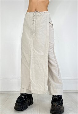 Vintage Y2k Skirt Trousers Etam Layered Boho Hippy 90s 