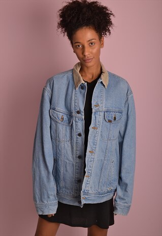 LEE CORD COLLAR DENIM JACKET GDF1553