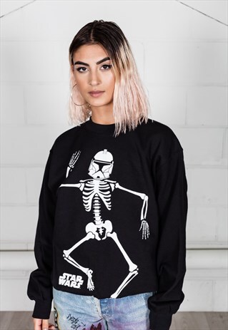STAR WARS HALLOWEEN CLONE SKELETON UNISEX SWEATSHIRT