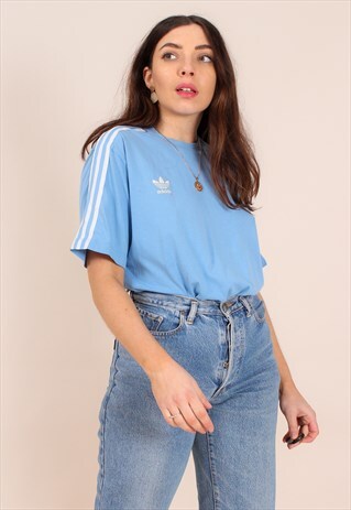 VINTAGE 70S BLUE ADIDAS T-SHIRT