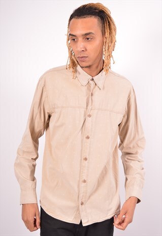 VINTAGE CALVIN KLEIN SHIRT BROWN