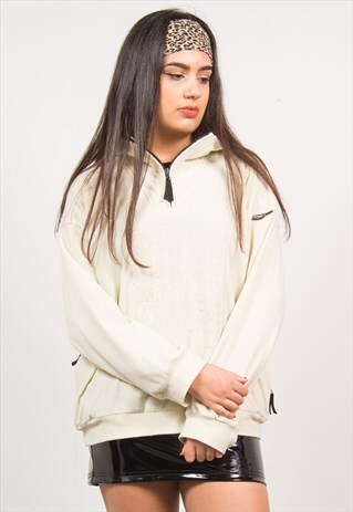VINTAGE 90'S QUARTER ZIP FLEECE JUMPER