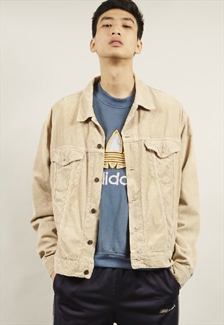 VINTAGE 90'S BEIGE CORDUROY LEVI'S JACKET
