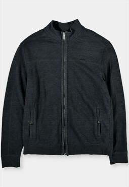 Vintage Champion Hooded Sweatshirt Logo Black